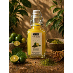 Vinaigre à la pulpe de Kalamansi et thé vert Matcha