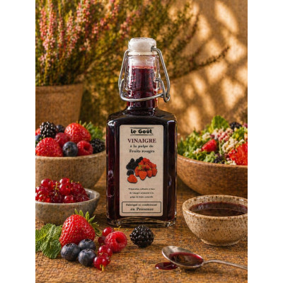 Vinaigre à la pulpe de Fruits Rouges