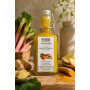 Vinaigre à la pulpe de Rhubarbe-Gingembre et Curcuma